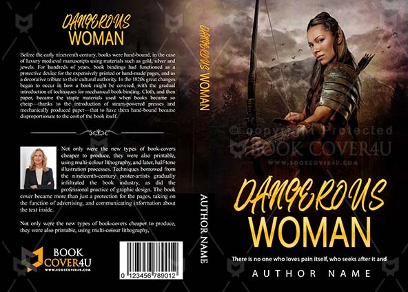 Thrillers-book-cover-design-Dangerous Woman-front